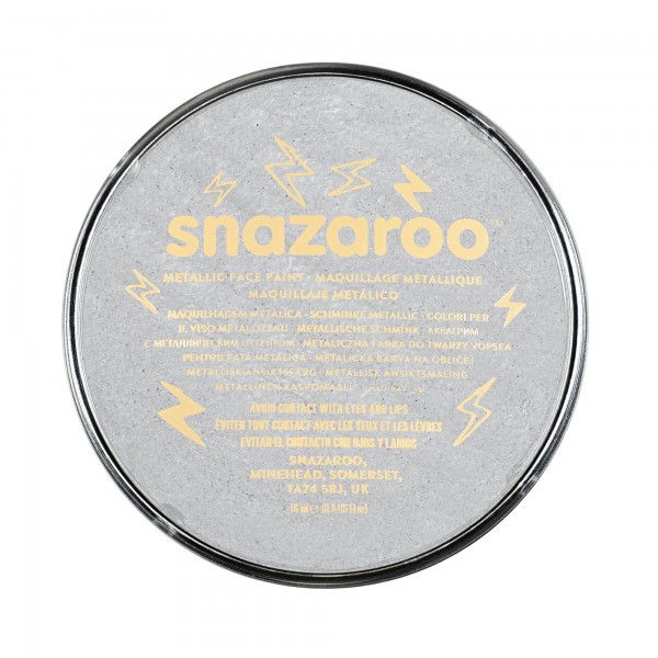 Snazaroo Schminkfarbe Metallic Silber 18 ml