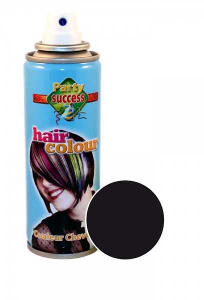 Eulenspiegel Farbiges Haarspray Schwarz 125 ml