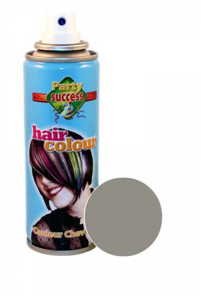 Eulenspiegel Farbiges Haarspray Perlglanz Silber 125 ml