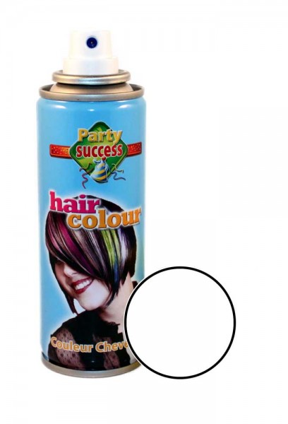 Eulenspiegel Farbiges Haarspray Weiß 125 ml