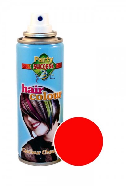 Eulenspiegel Leuchtcolor Haarspray Rot 125 ml