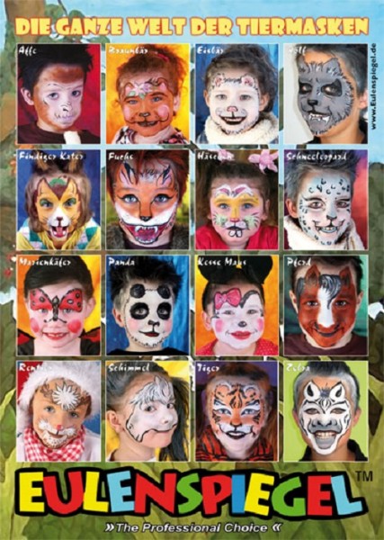 Eulenspiegel Poster "16 Tierisch gute Masken"