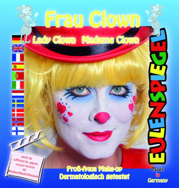 Eulenspiegel Motiv-Set Frau Clown